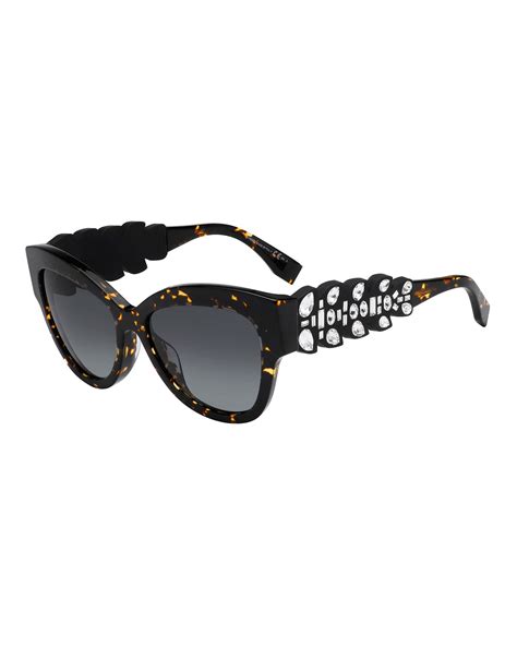 fendi sunglasses with rhinestones|fendi sunglasses women's.